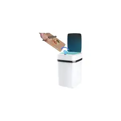 GENERICO - Bote Basura Inteligente Con Sensor Papelera Automática