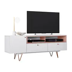 GENERICO - Rack para tv 65 blanco rosado ALASKA