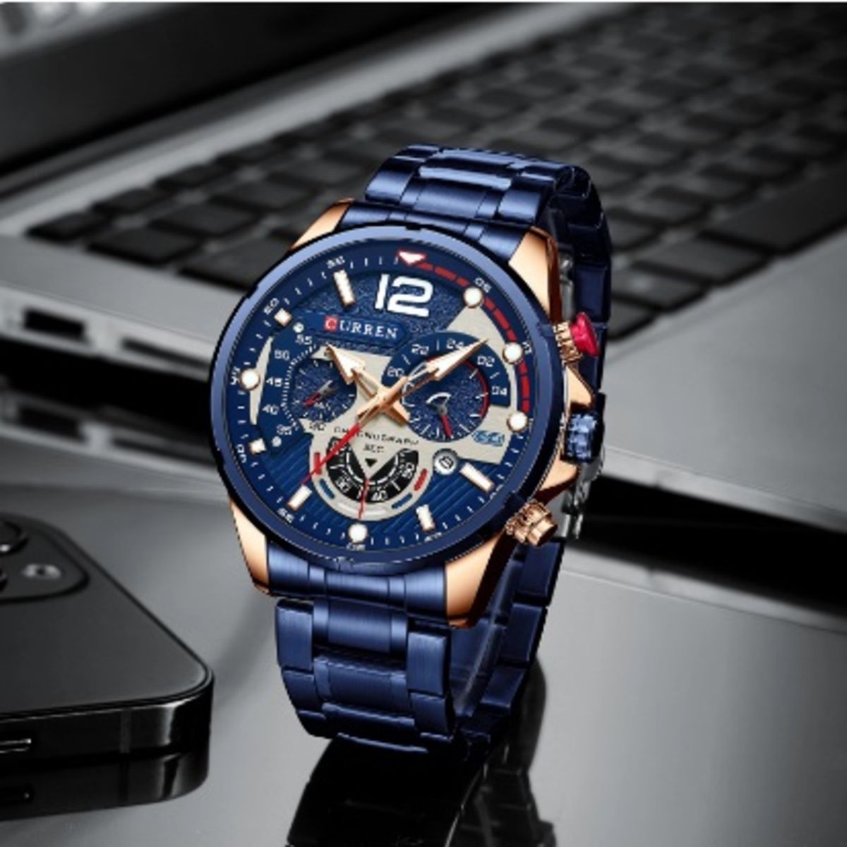CURREN - Reloj Curren KRED332120 Hombre Quartz