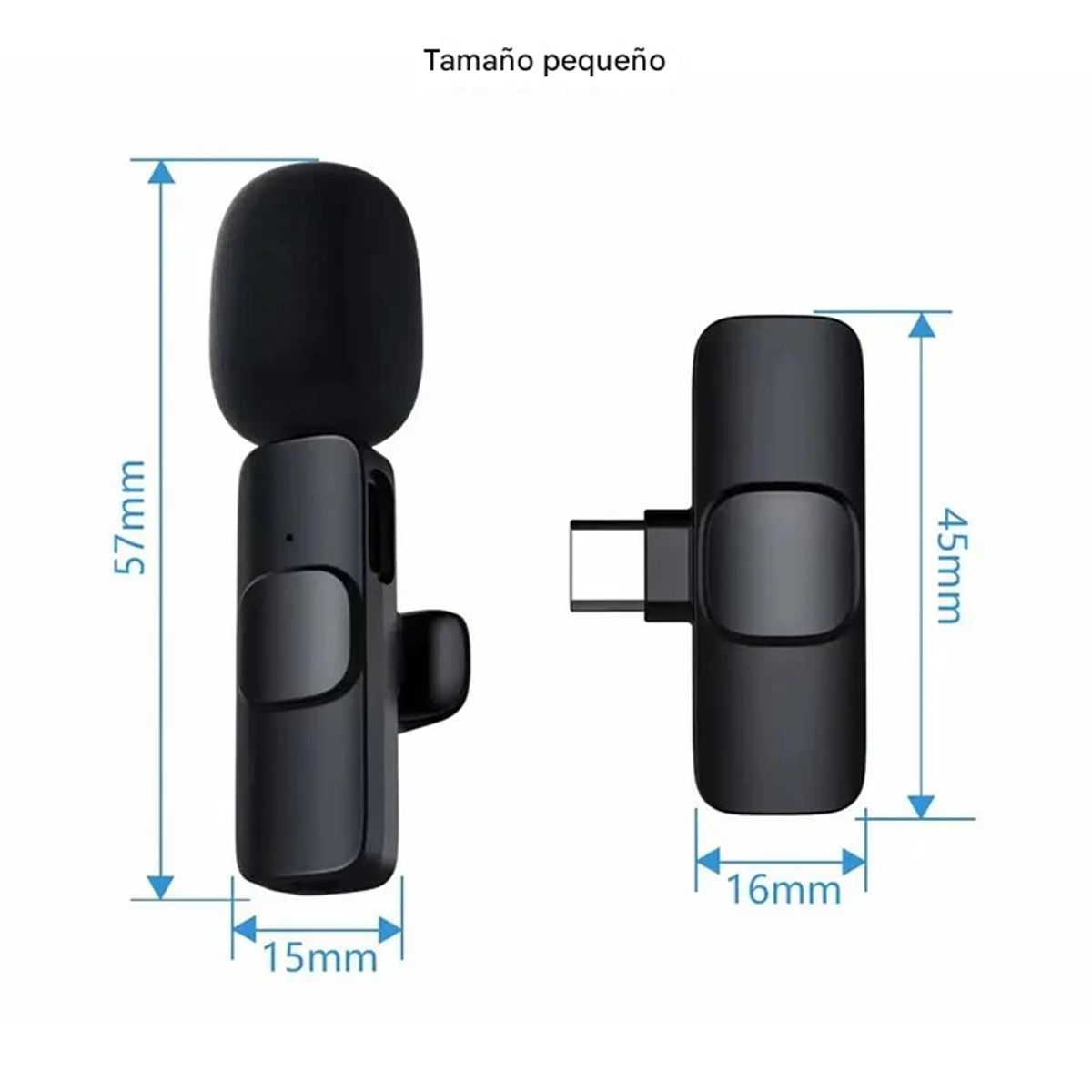 IRM - Mini Micrófono Inalámbrico de sopala Tipo C