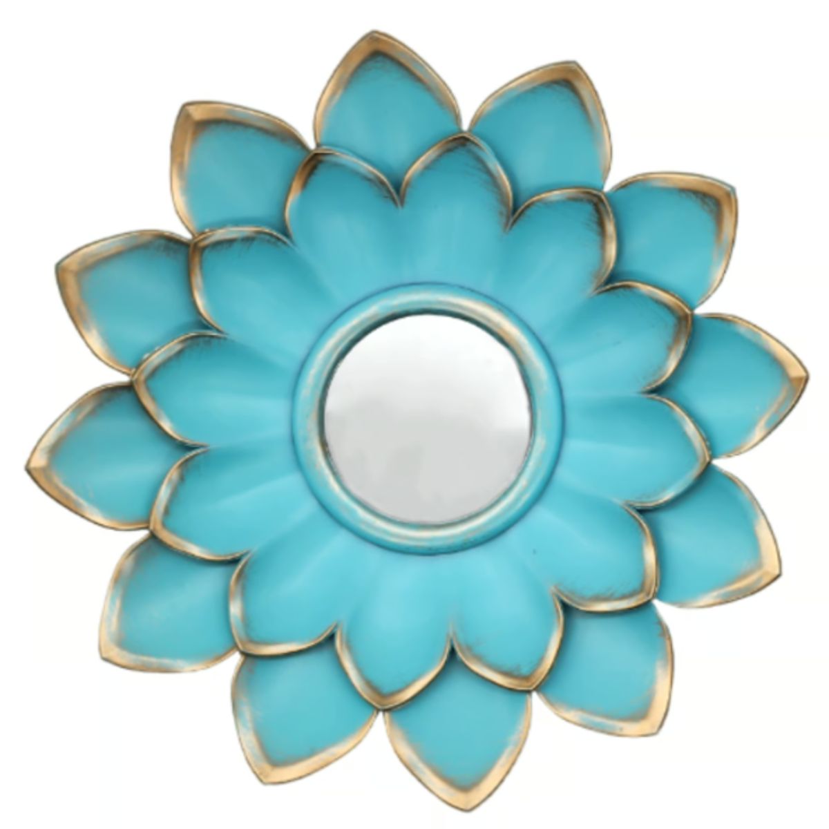 GENERICO - Set 3 Marcos De Espejos Flor De Loto Decorativo Calipso