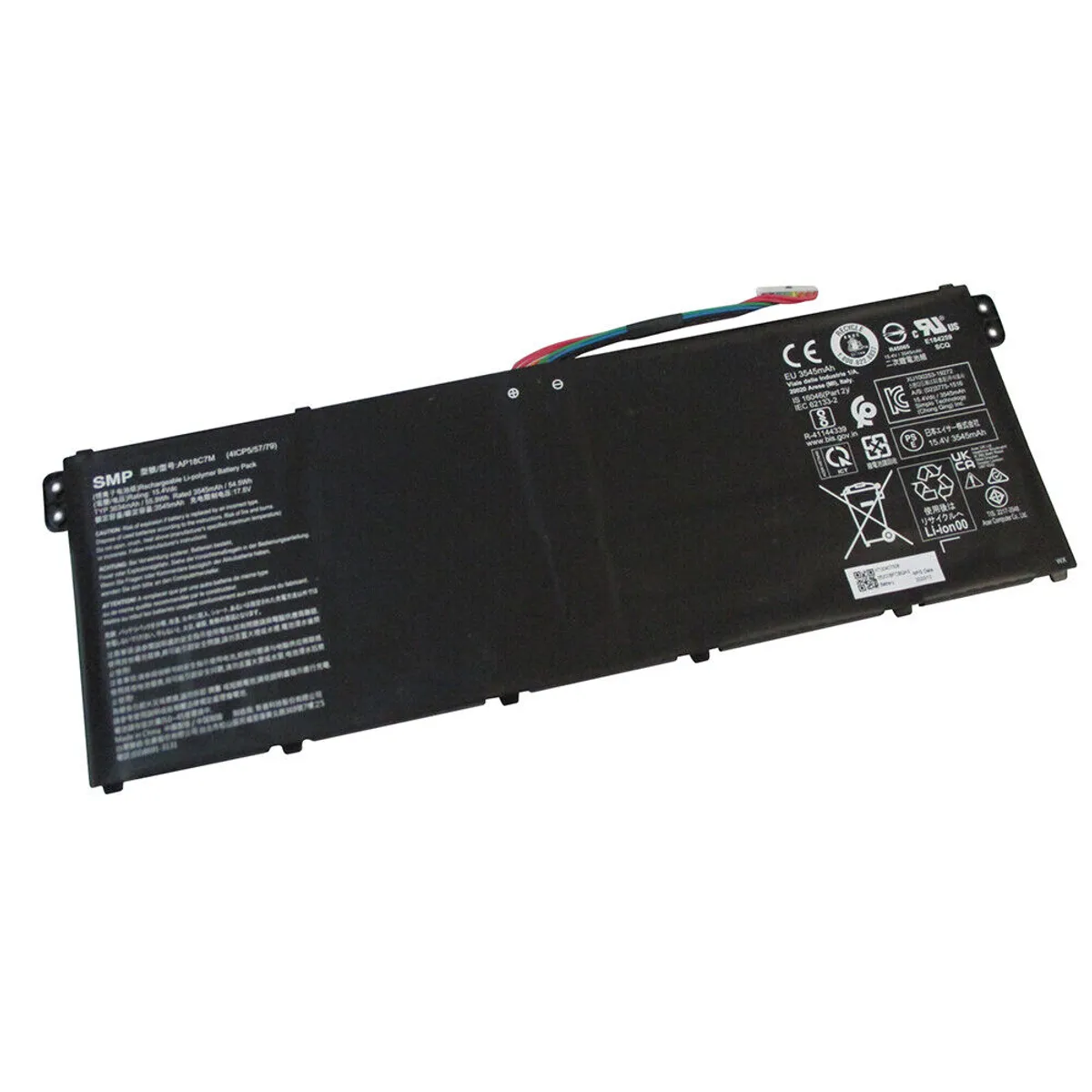 ACER - BATERIA ACER ES1-311 ORIGINAL 4 CELDAS NEGRO (AC14B18J)