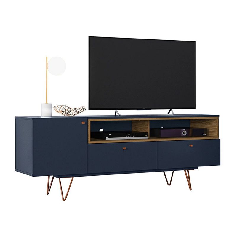 GENERICO - Rack para tv 65 azul marron ALASKA
