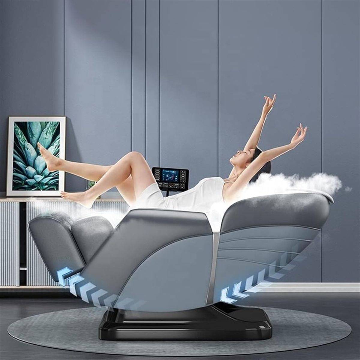 SDFIT - Silla De Masaje Golpeo Robótico Lcd V8