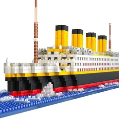 AZULAMAR - Bloques de Titánico Crucero Modelo Juguete Regalo Cumpleaño