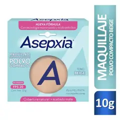 ASEPXIA - Maquillaje Polvo Compacto Beige 10 Gr
