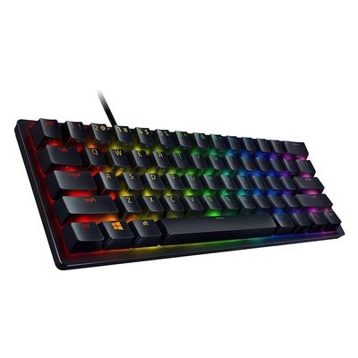 Imagen 2 del producto Teclado Gamer Huntsman Mini Black Purple Switch