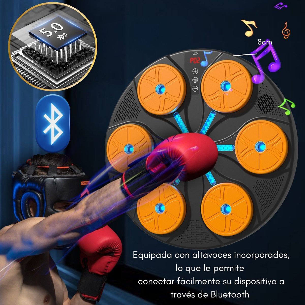 GENERICO - Máquina Boxeo Entrenamiento Musical Inteligente Bluetooth