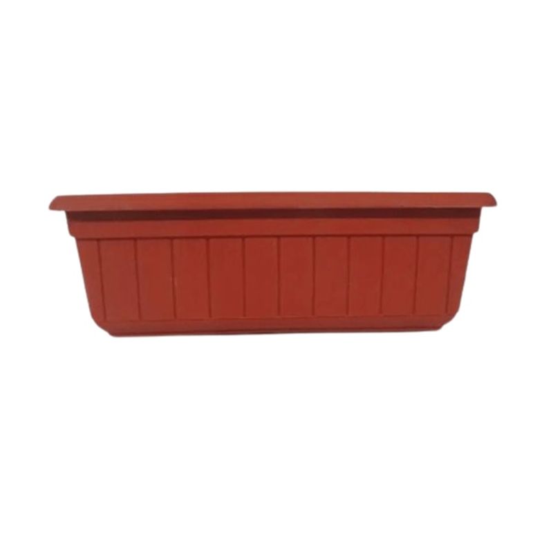 GENERICO - Pack 5 Maceteros Jardinera Rectangular Para Plantas N°35