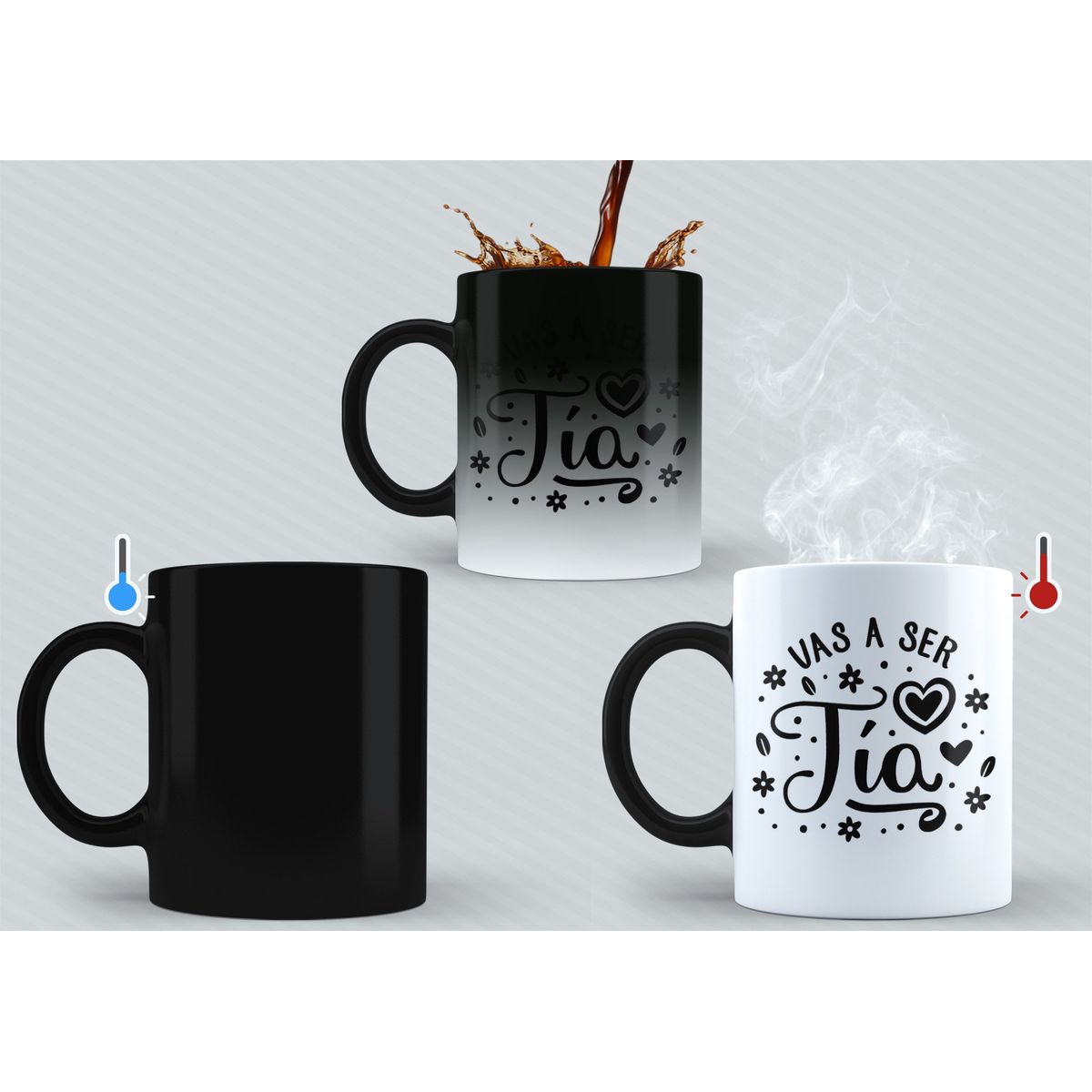 SM - Tazón Mágico Vas a Ser TiA - Modelos Abuelas Tíos y Tías