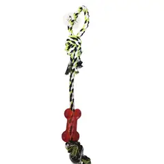 GENERICO - Juguete Interactivo De Cuerda Con Hueso Para Mascotas