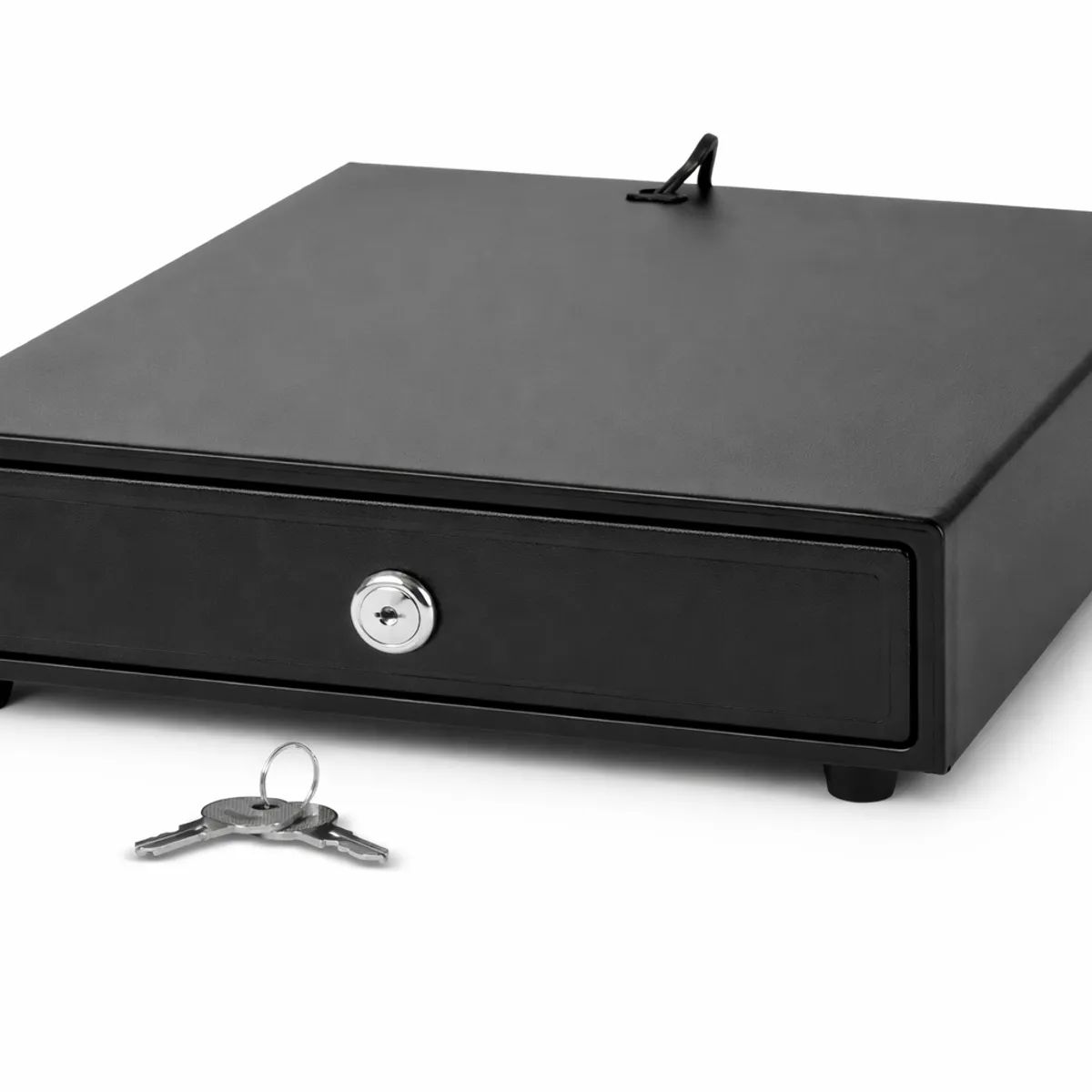 GUTSTARK - Gaveta De Dinero Cajon Metalico 4 Billetes 5 Monedas Cable Rj11 Pos