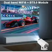 GENERICO - Proyector Led HD con Wifi y Bluetooth