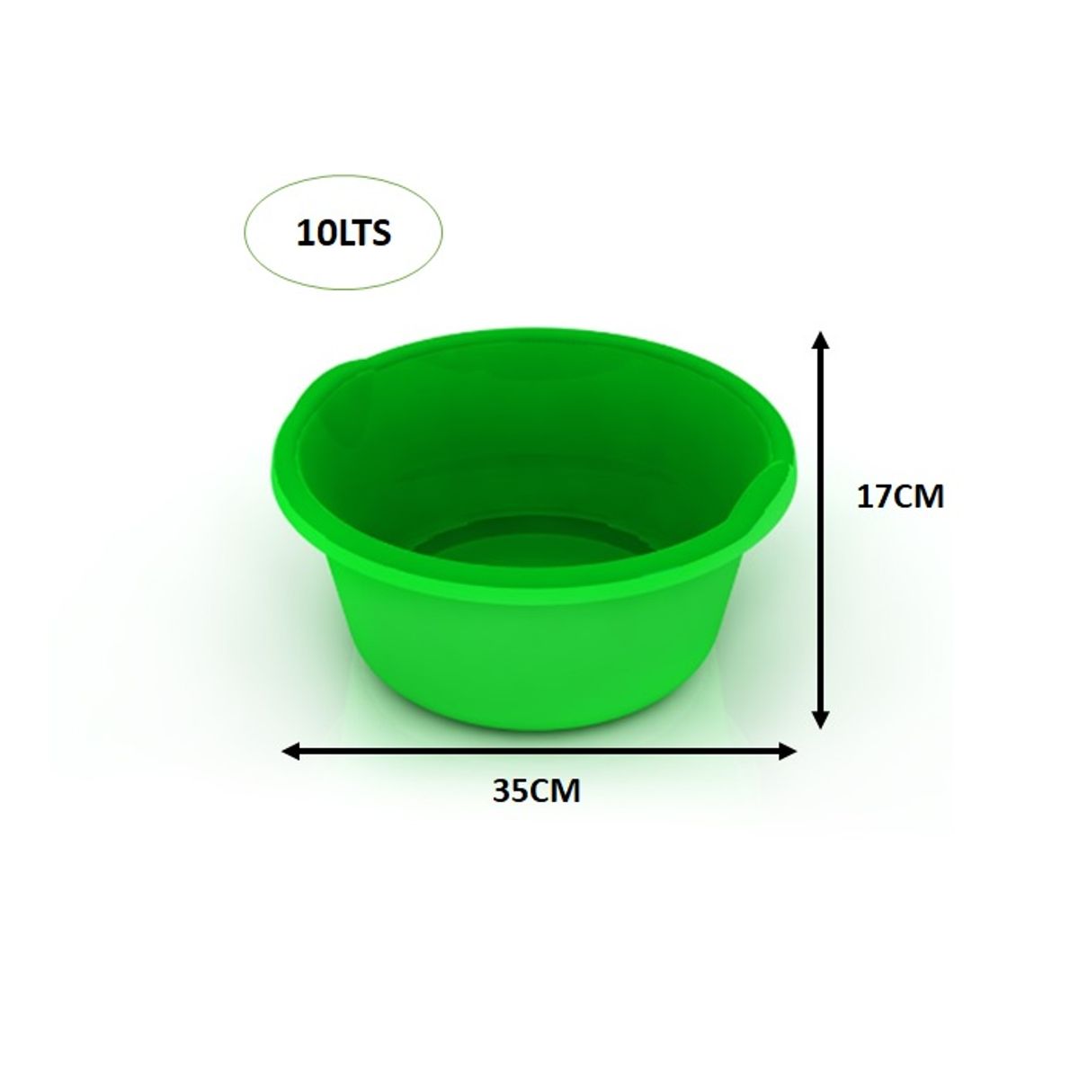KENDY - Lavatorio Palangana Cubeta Pequeña Plástico 10 Lts