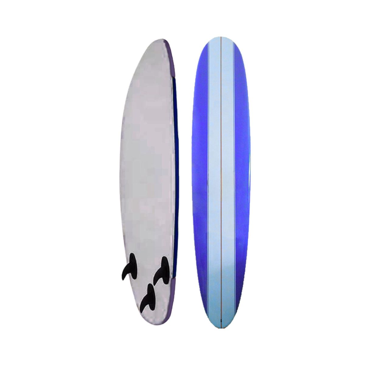 GENERICO - Softboard Tabla De Surf 2,13 Mts Playa + Leash Y 3 Quillas