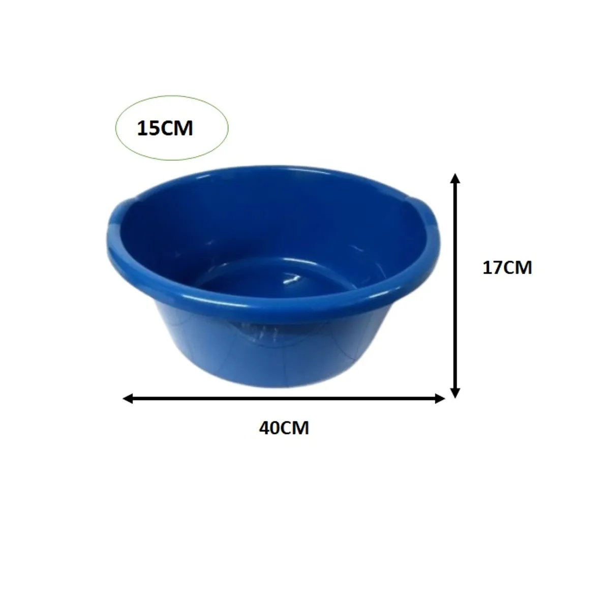 KENDY - Palangana Balde Cubeta De Baño Para Lavar Resistente 15lts