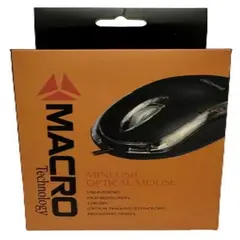 GENERICO - Mouse Macro Tecnology 3 Botones Ergonomico 1200dpi Mou-2228