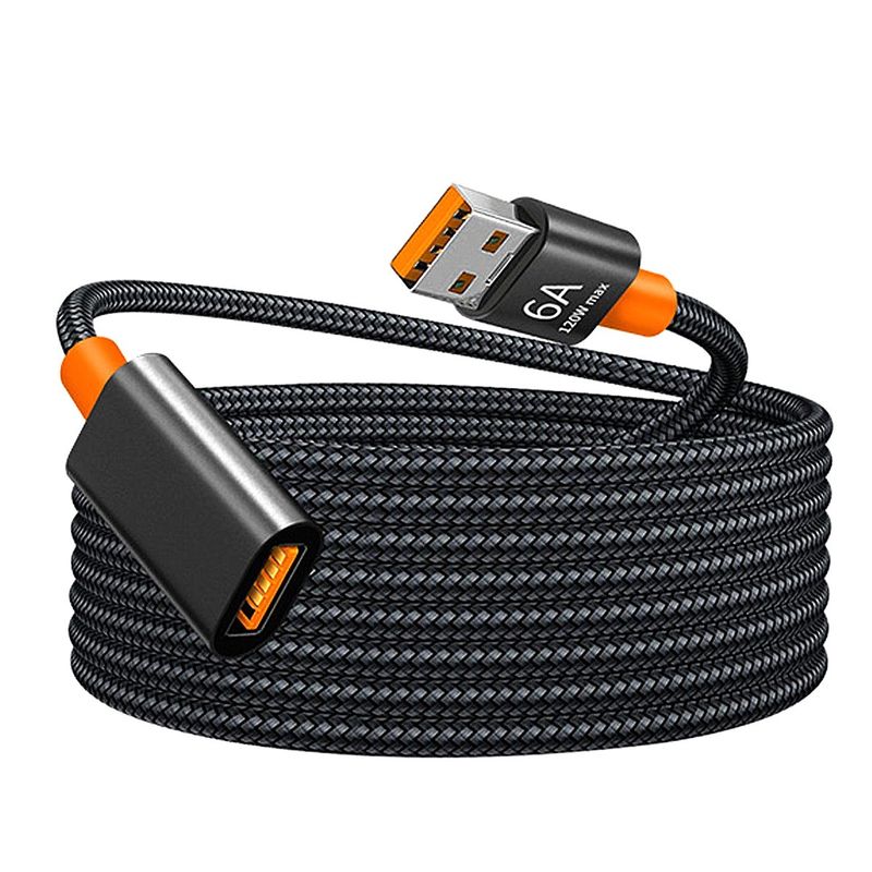 GENERICO - Cable Extensión 1,5m Usb 3.0 120w extensor Macho a Hembra