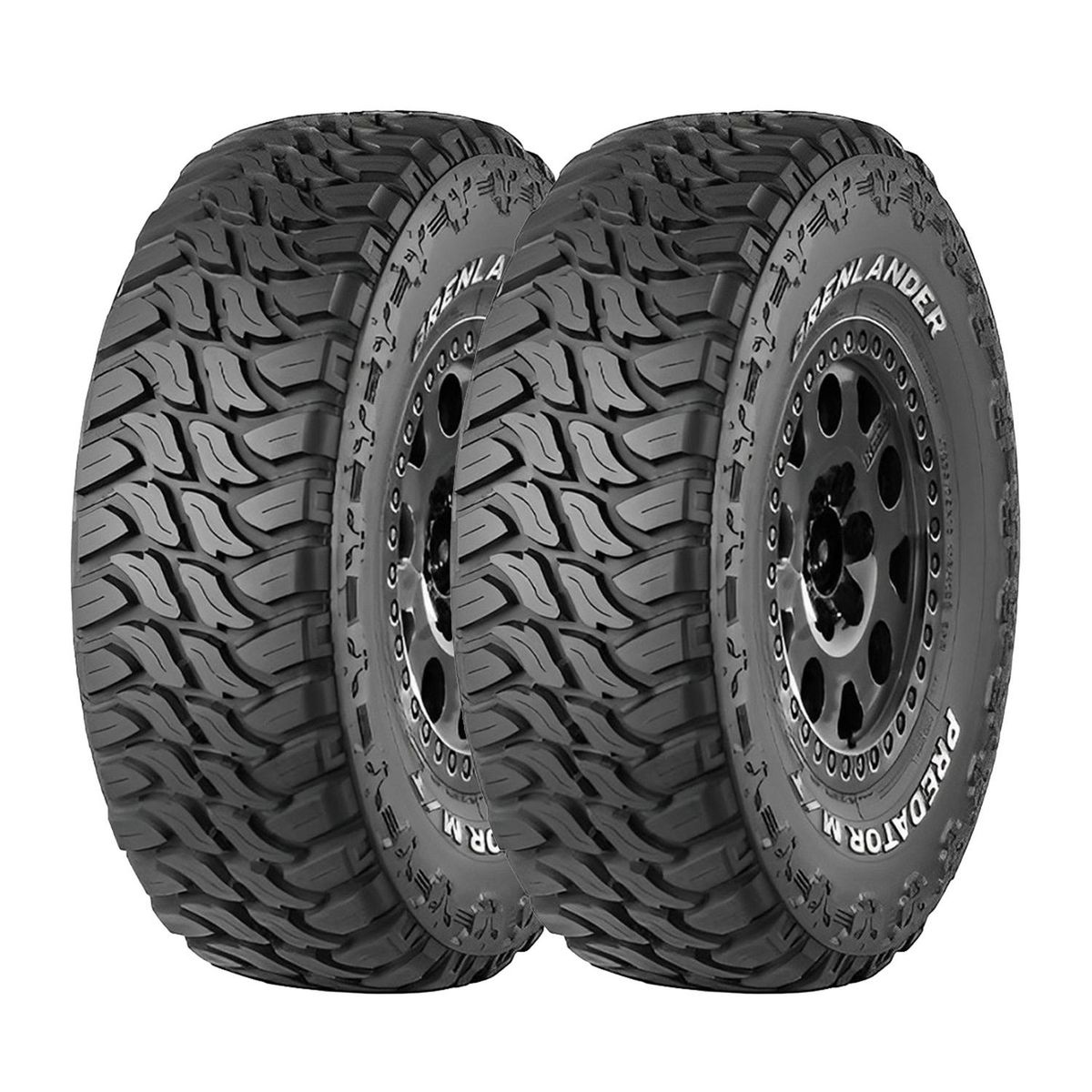 GENERICO - Neumático SET X2 245/70R16 118/115Q PREDATOR M/T Grenlander M/T LT CHN