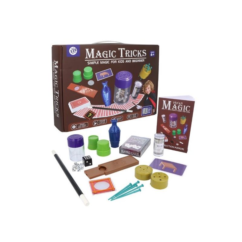 GENERICO - Set De Magia Infantil Incluye Más De 135 Trucos