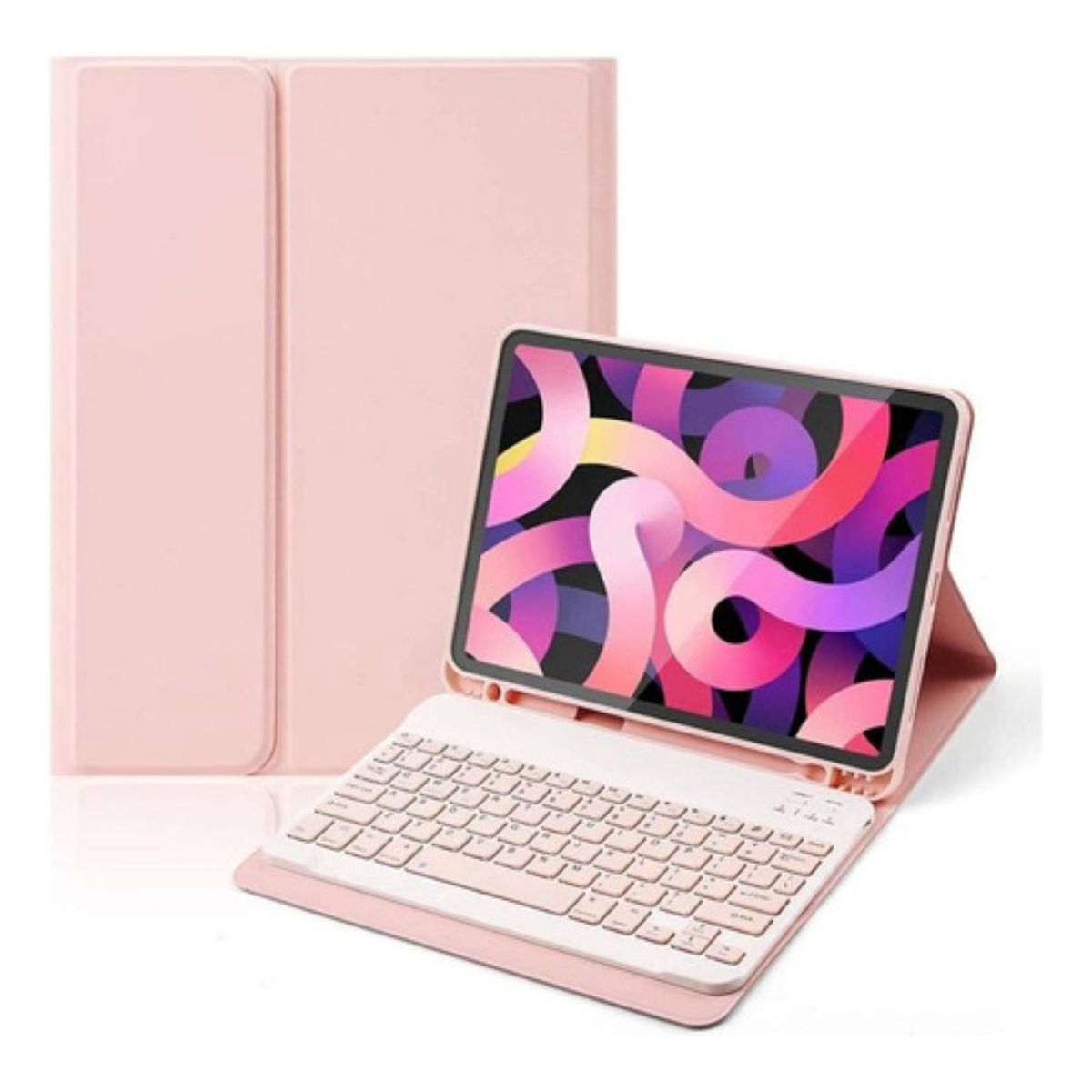 GENERICO - Funda Con Teclado Rosado Para Tablet Xiaomi Pad Pro 12.1