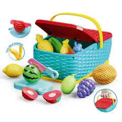 GENERICO - Juguete Didáctico - Set De Frutas Con Velcro Para Cortar