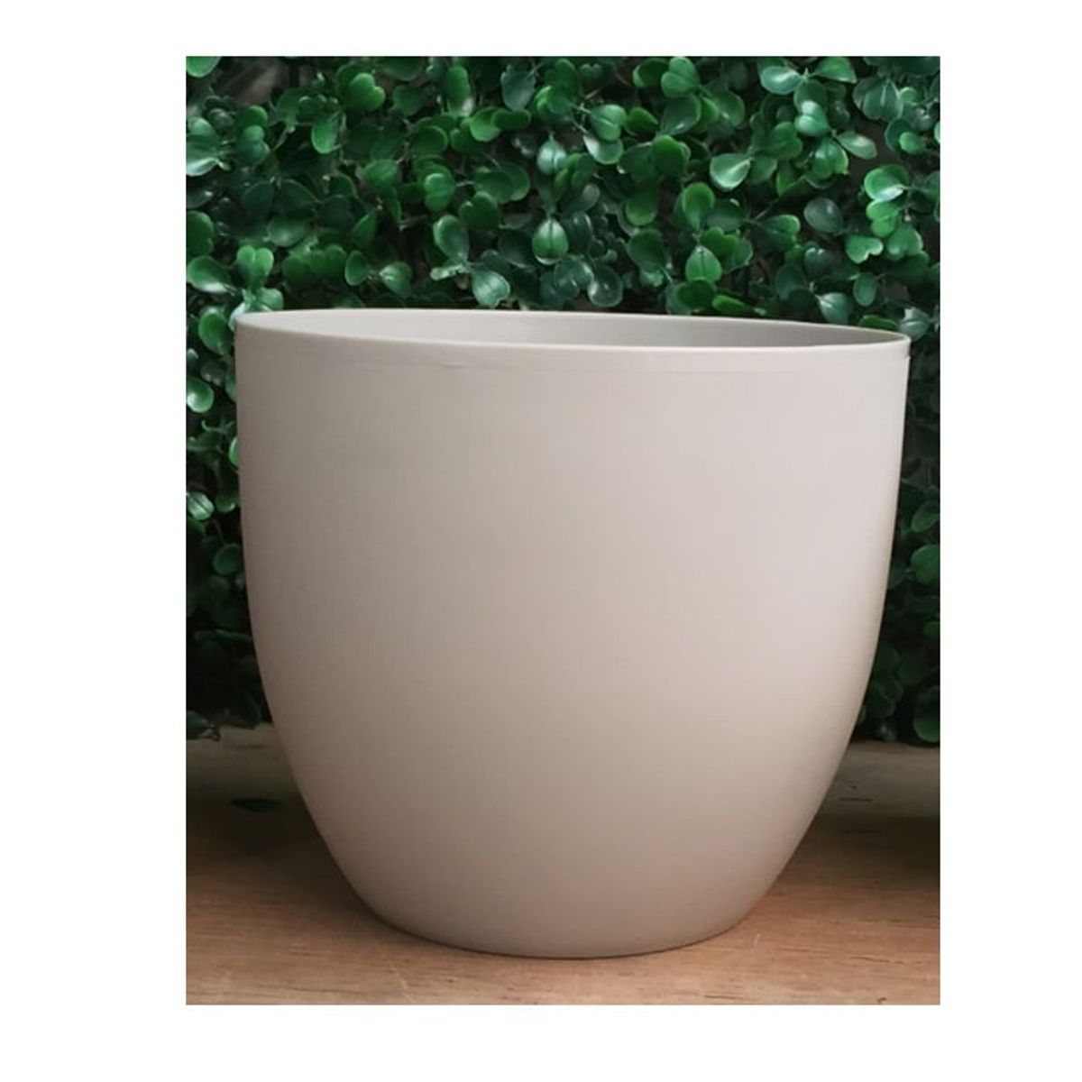 GENERICO - Macetero Plastico Redondo 20cm Arena