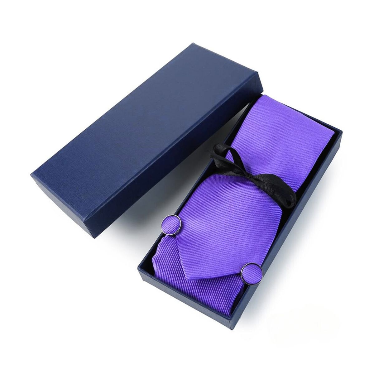 COLETTE - Set Corbata Mas Pañuelo Y Colleras Colores Varios