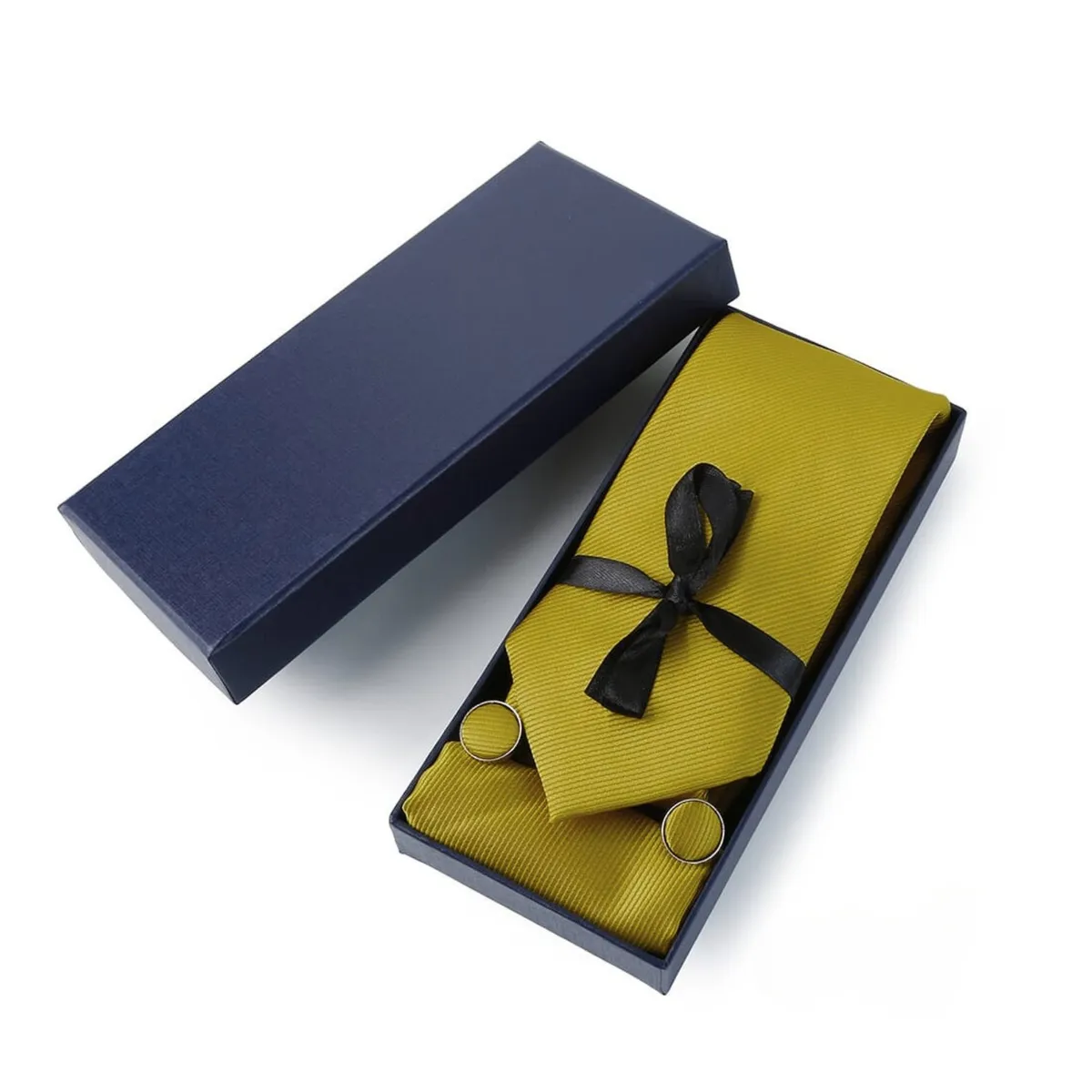 COLETTE - Set Corbata Mas Pañuelo Y Colleras Colores Varios