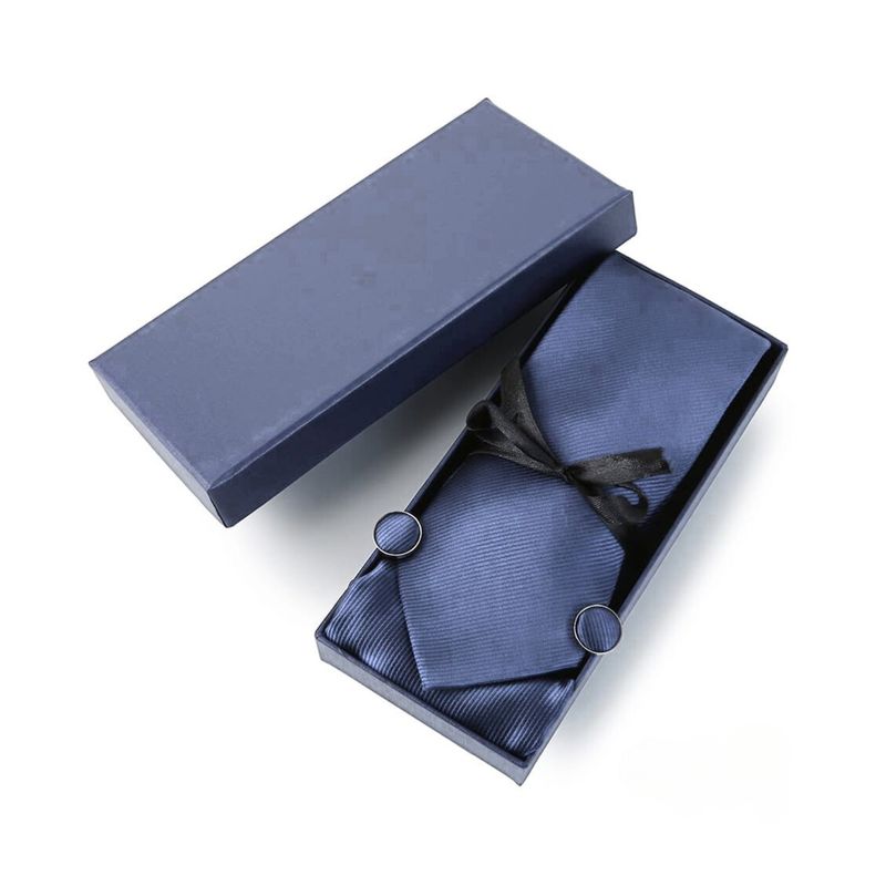 COLETTE - Set Corbata Mas Pañuelo Y Colleras Colores Varios