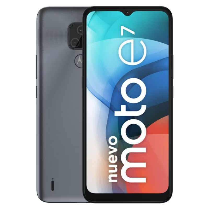 MOTOROLA - Motorola Moto E7 32GB - Reacondicionado - Gris Mineral