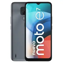MOTOROLA - Moto E7 32GB - Reacondicionado - Gris Mineral