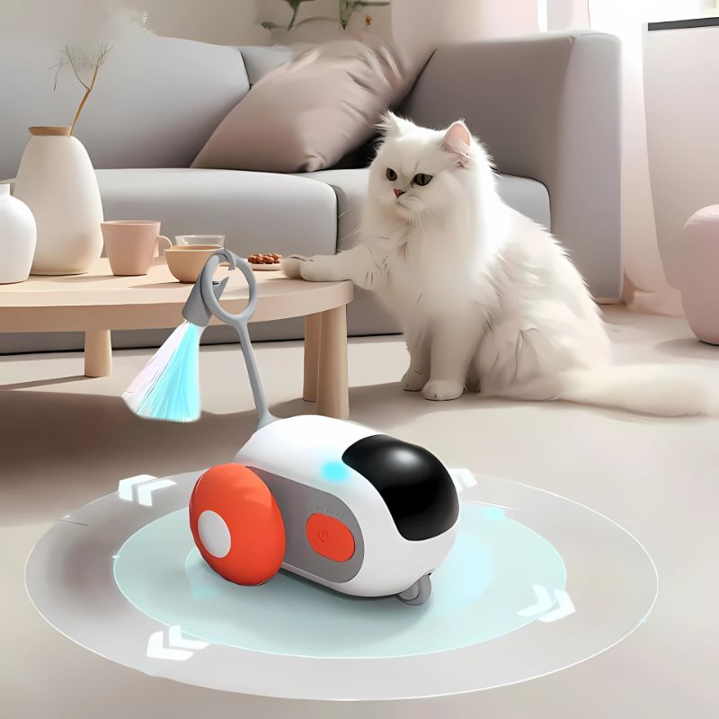 GENERICO - Carro Interactivo Cat E Juguete Inteligente Usb Para Gatos