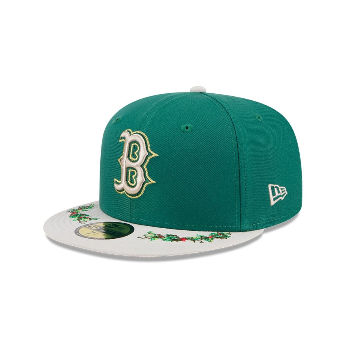 NEW ERA - Gorra 59Fifty MLB Boston Red Sox Novelty Holly Green Med
