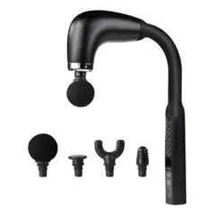 GENERICO - MASSAGE GUN MANGO LARGO NEGRO RECARGABLE