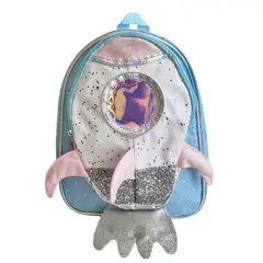 GENERICO - Mochila Escolar Para Niños Bolso Infantil Paseo Cohete