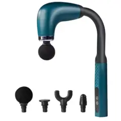GENERICO - MASSAGE GUN MANGO LARGO RECARGABLE VERDE
