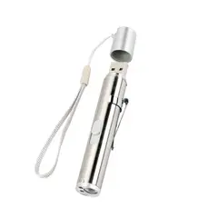 GENERICO - Linterna Tipo Lapiz Led Medica Diagnostico 3 en 1 Aluminio Luz UV