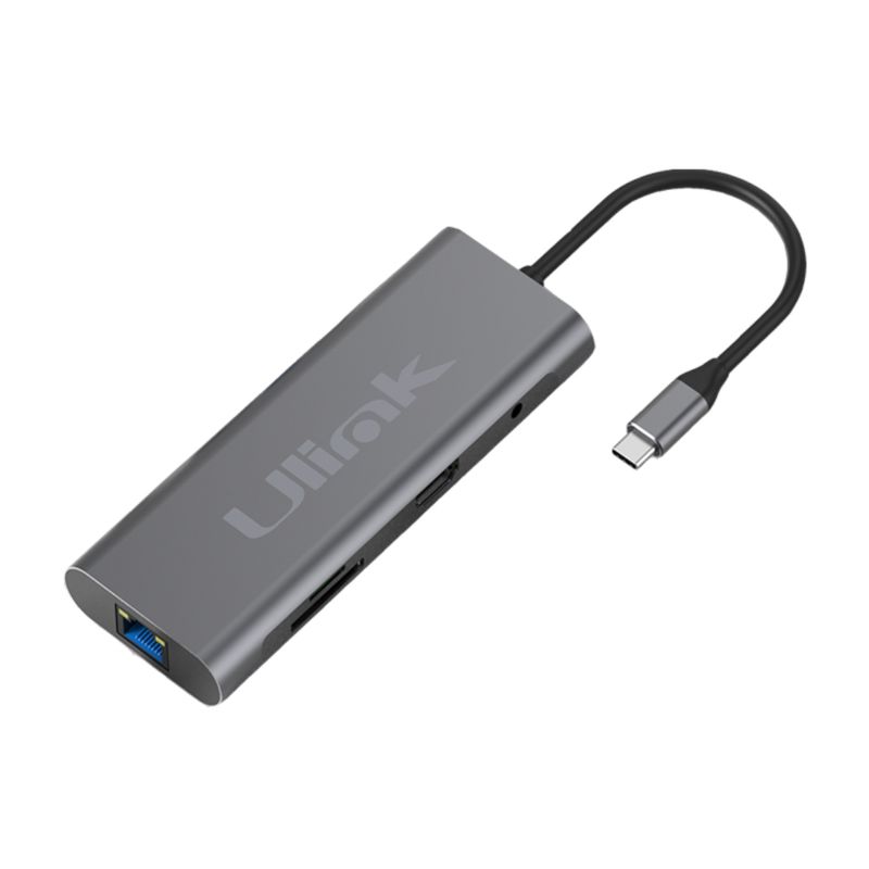ULINK - Ulink HUB Adaptador Multipuerto USB C 9 en 1
