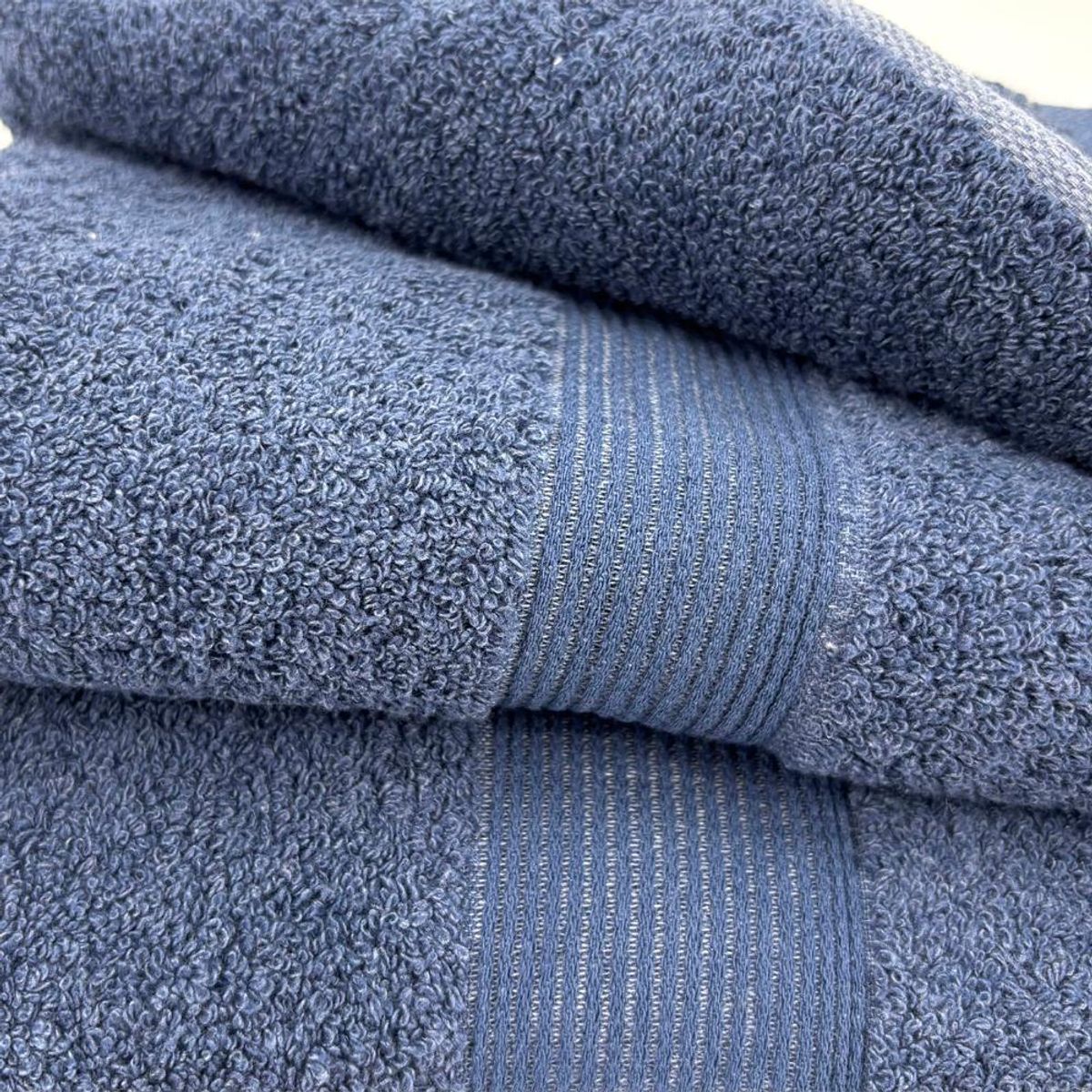 ANDES - JUEGO TOALLA ANDES 3 PIEZAS LISA AZUL