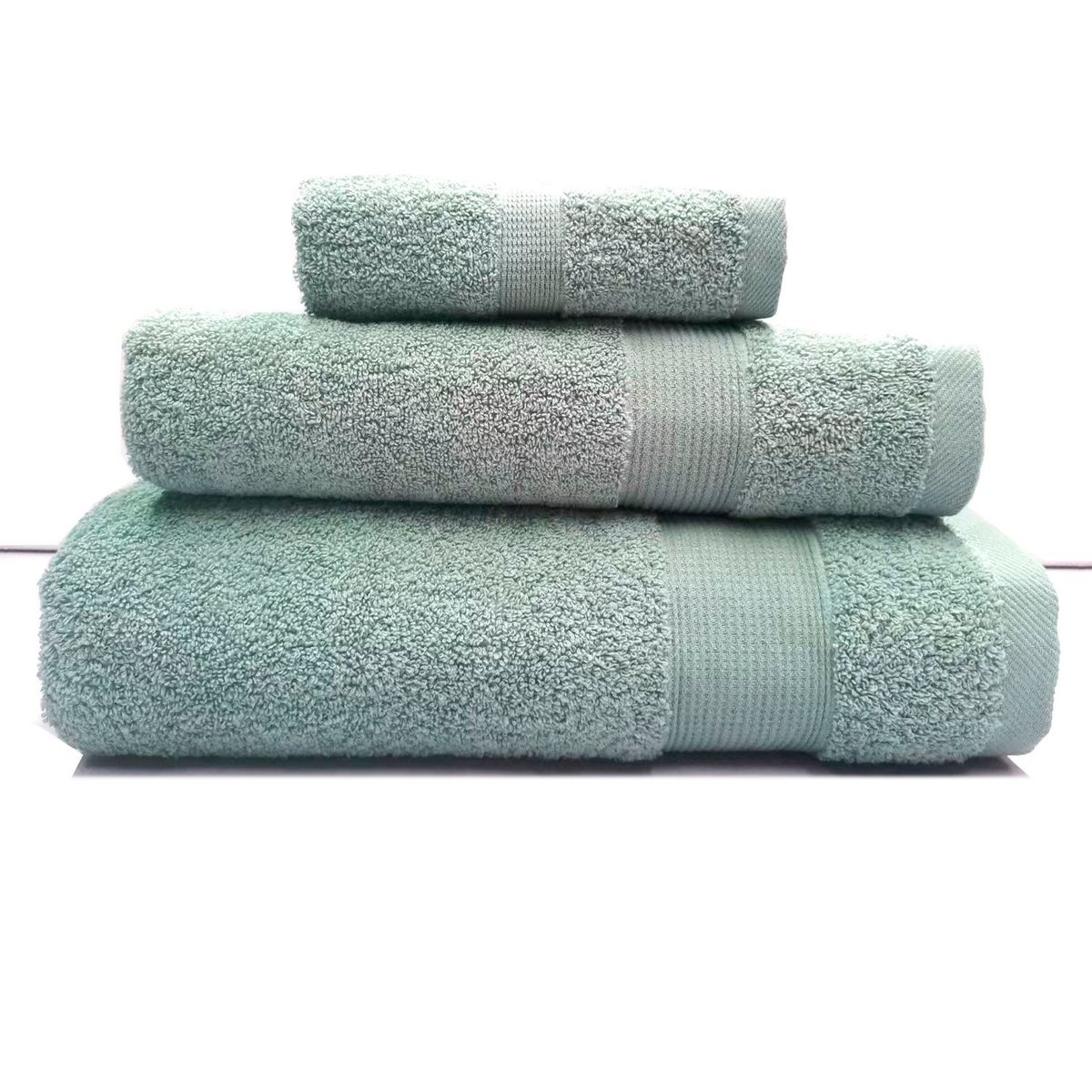 ANDES - JUEGO TOALLA ANDES 3 PIEZAS LISA AQUA