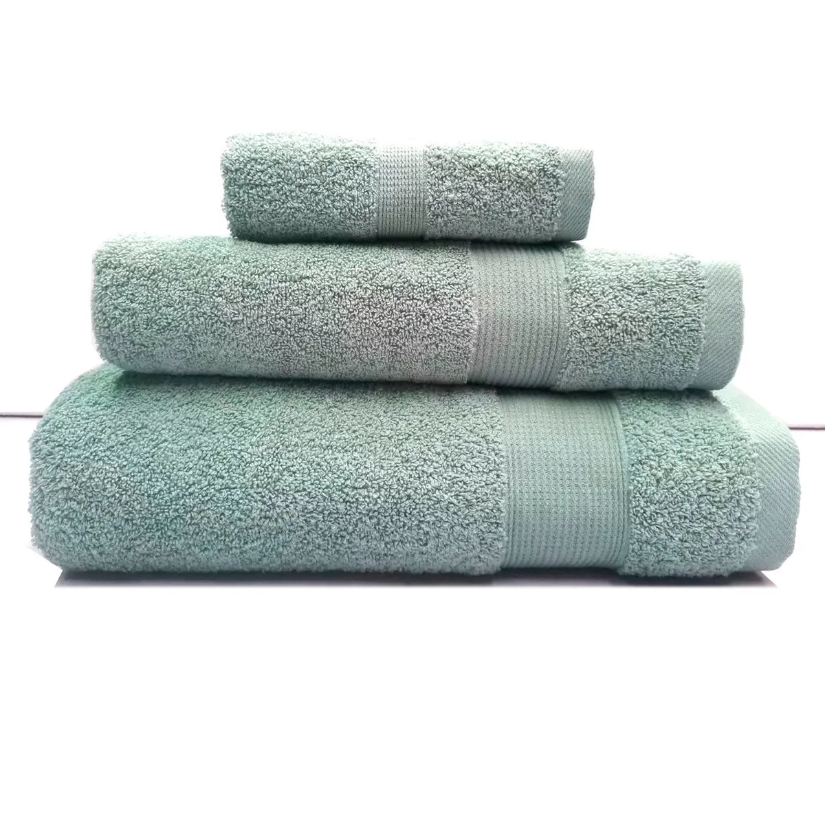 ANDES - JUEGO TOALLA ANDES 3 PIEZAS LISA AQUA