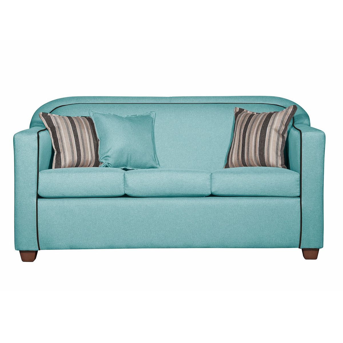 RUZAM MOBEL - SOFÁ 3 CUERPOS ZAFIRO TUQUESA