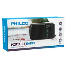 PHILCO - RADIO PORTÁTIL C PARLANTE Y AUDÍFONO OPEN BOX
