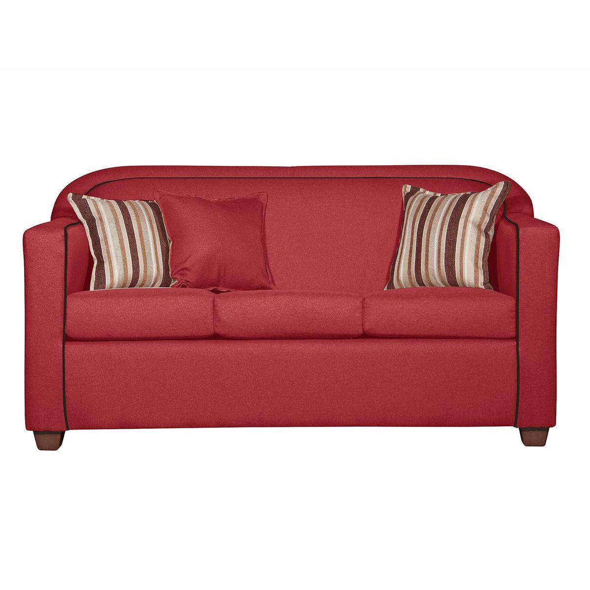 RUZAM MOBEL - SOFÁ 3 CUERPOS ZAFIRO ROJO