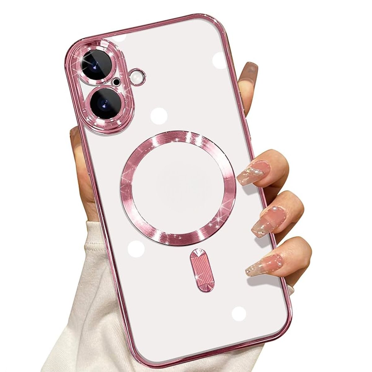 GENERICO - Carcasa Magsafe para iPhone 16 / Colores Rosado