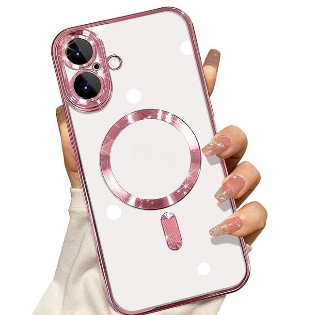 GENERICO - Carcasa Magsafe para iPhone 16 / Colores Rosado