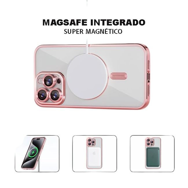 GENERICO - Carcasa Magsafe para iPhone 16 / Colores Rosado