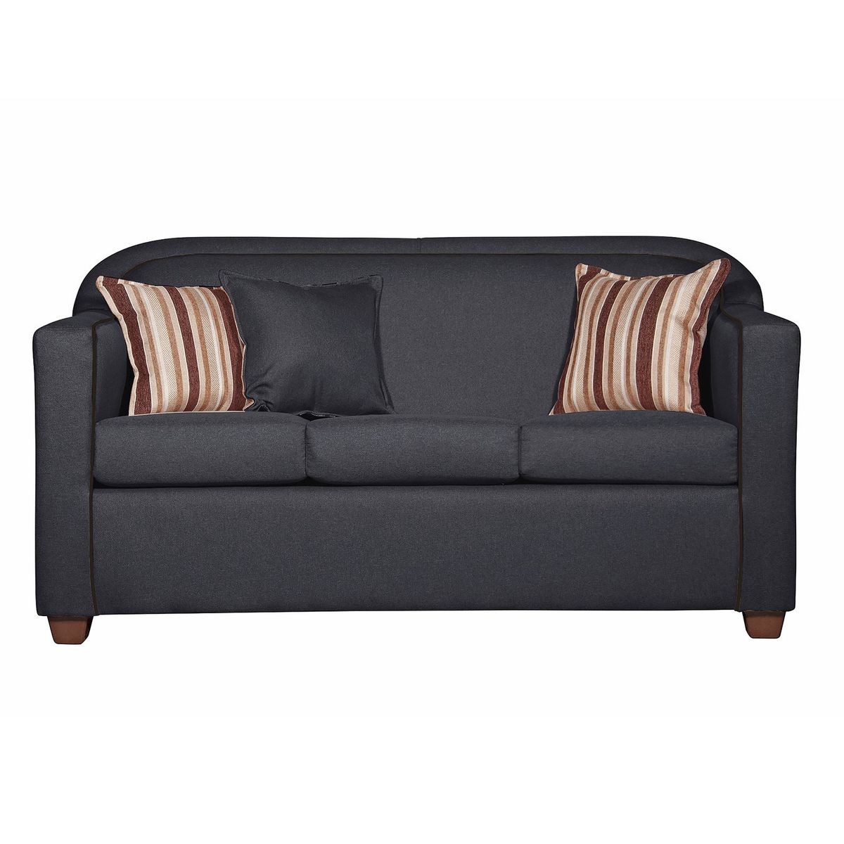 RUZAM MOBEL - SOFÁ 3 CUERPOS ZAFIRO NEGRO