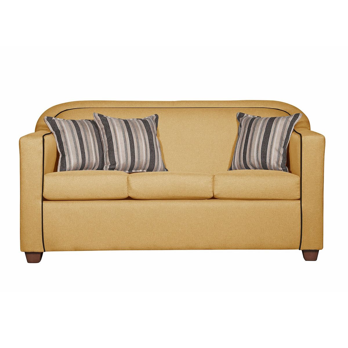 RUZAM MOBEL - SOFÁ 3 CUERPOS ZAFIRO MOSTAZA